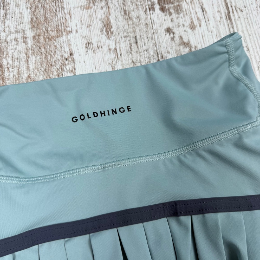 Goldhinge Pleated Tennis Skort Dusty Blue Athletic Skort Sz S Pickleball Golf - Picture 3 of 8